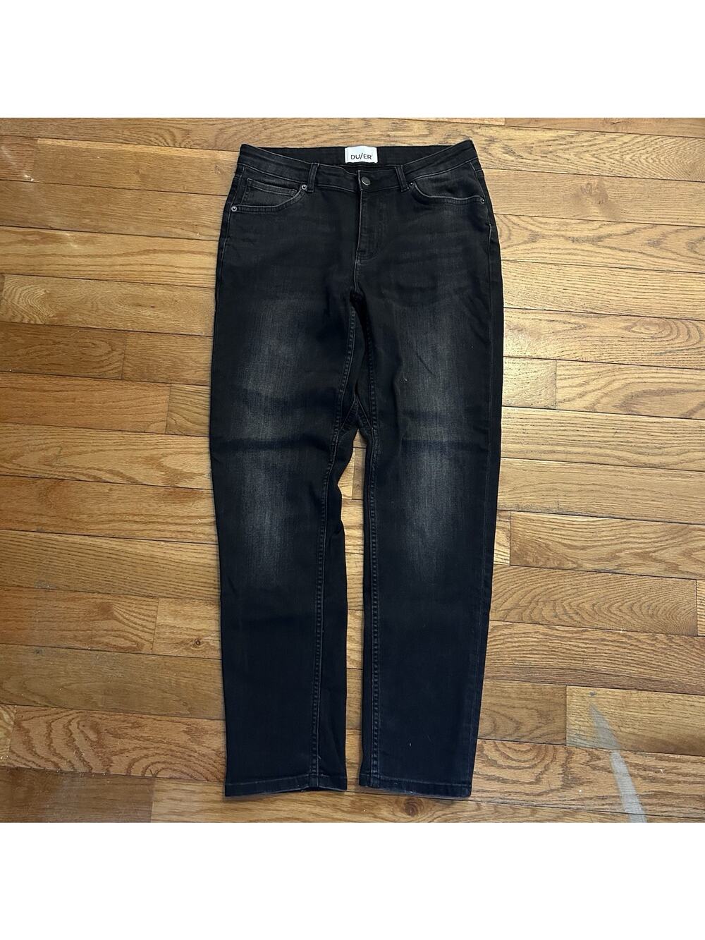 Duer Du/er Faded Black Performance Stretch Jeans Tapered 29x30